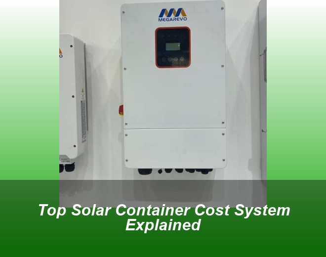 Top Solar Container Cost System Explained